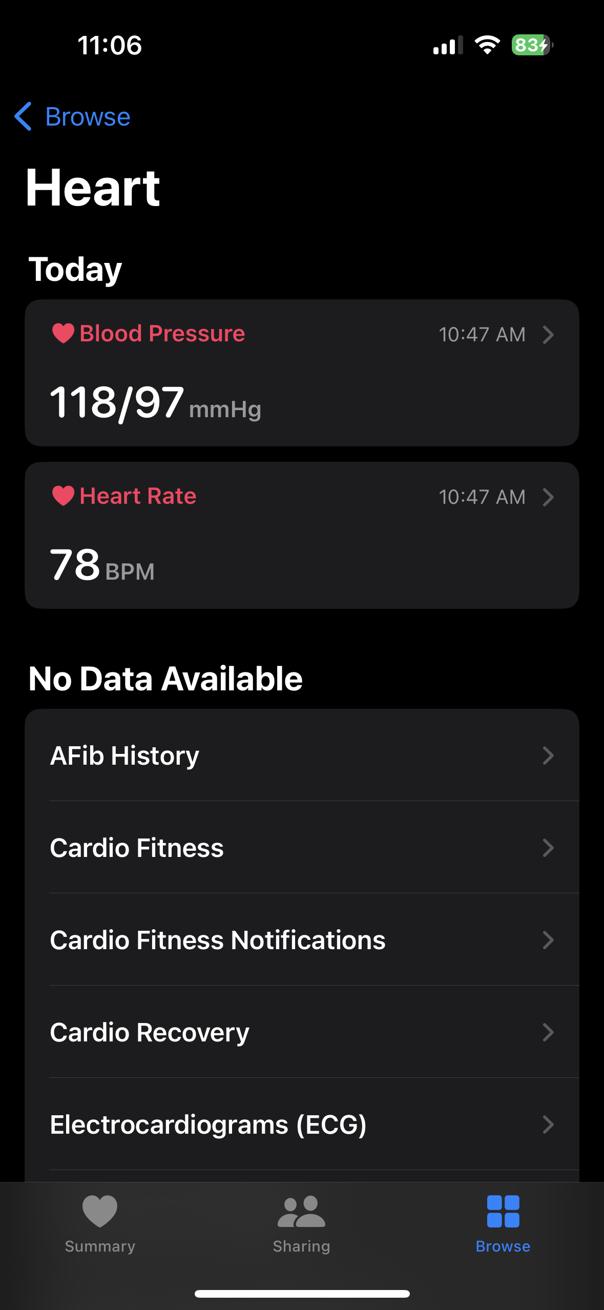 Apple Health - Heart data.PNG